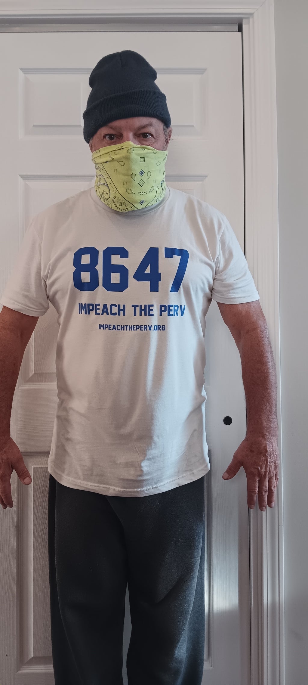 IMPEACH THE PERV TEE SHIRT